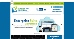 Desktop Screenshot of enterprisetime.ca